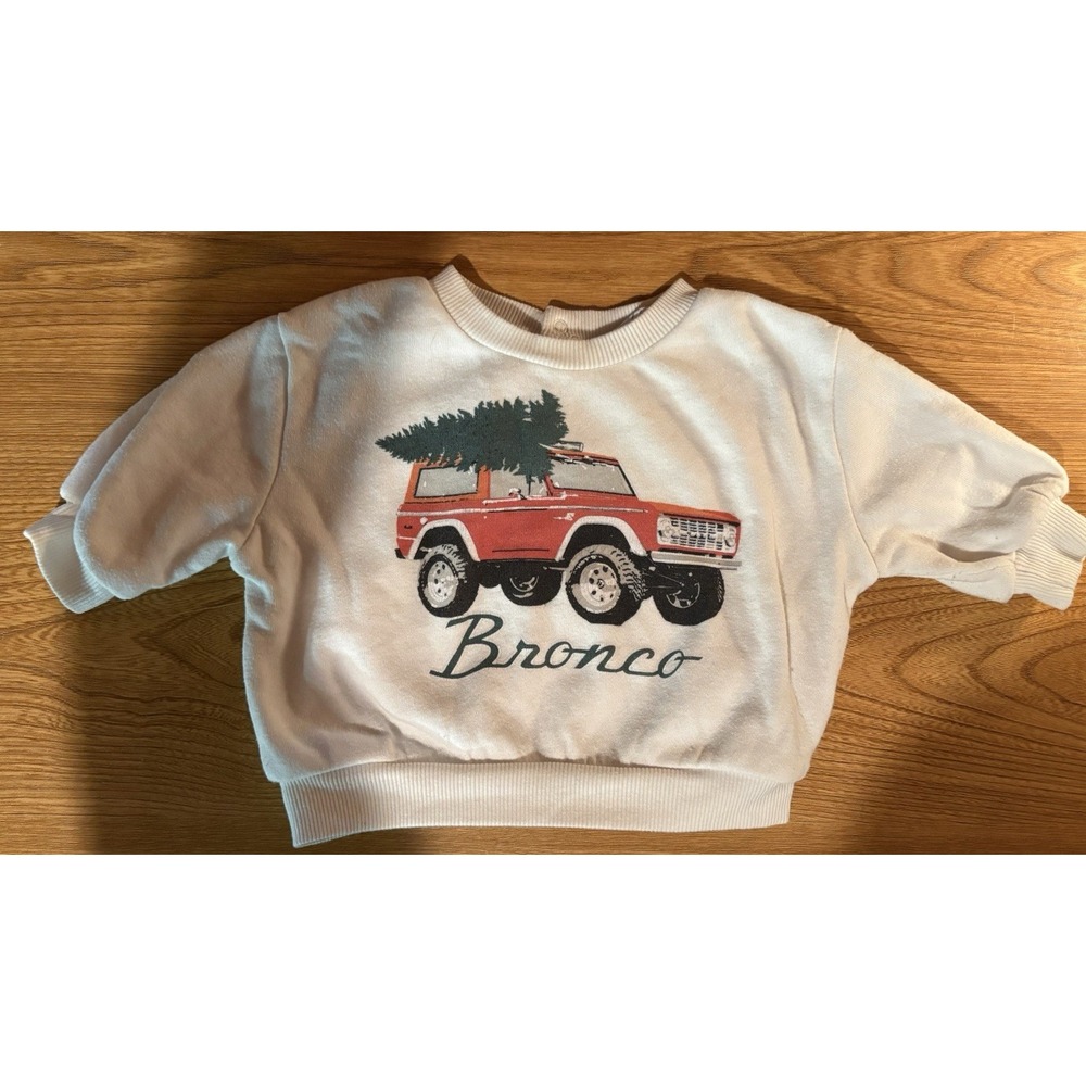 Baby Sweatshirt Ford Bronco Size 3-6 Months X-Mas Tree Official Ford Product